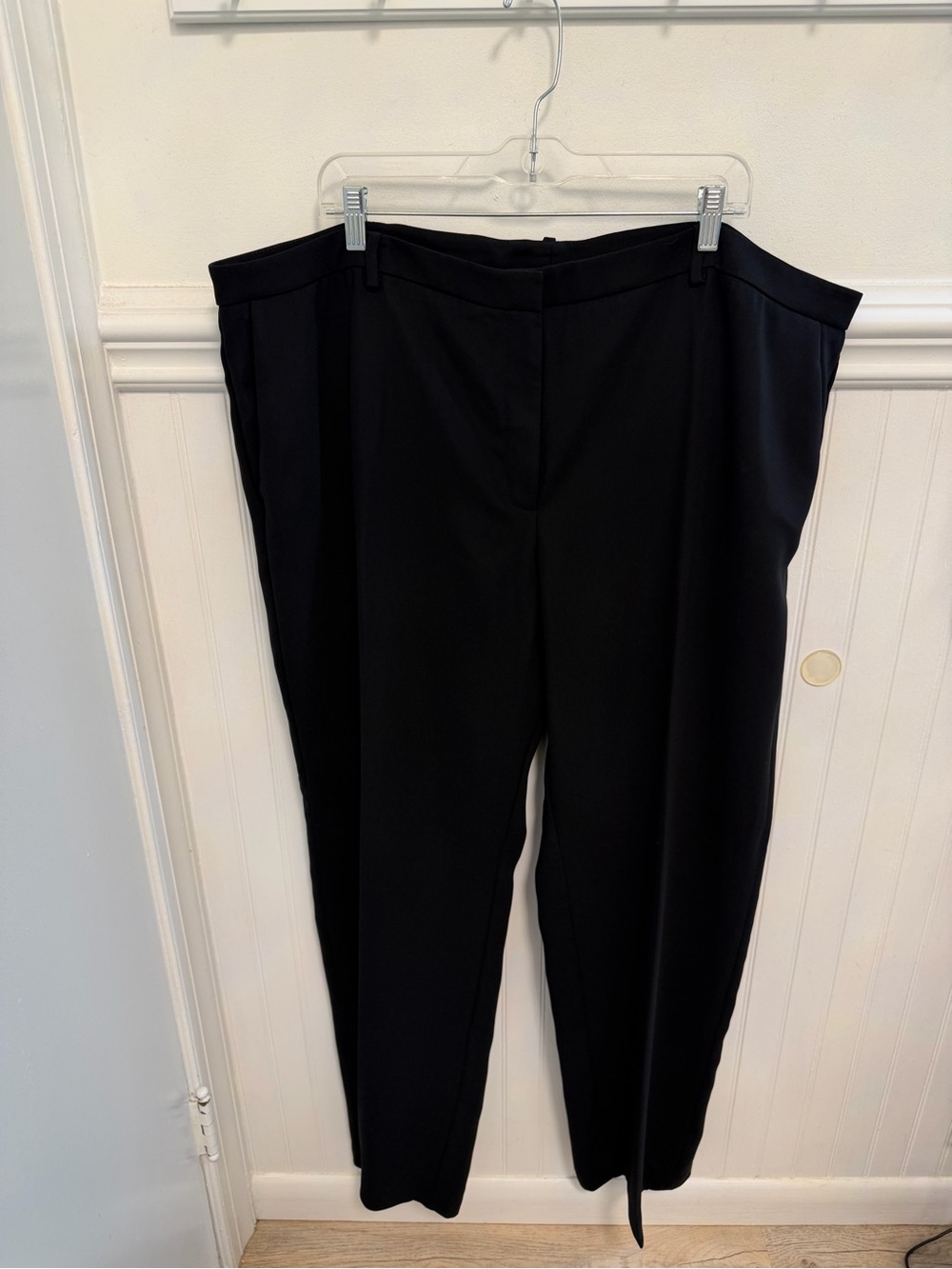 Mango Black High-Waist Tailored Trousers